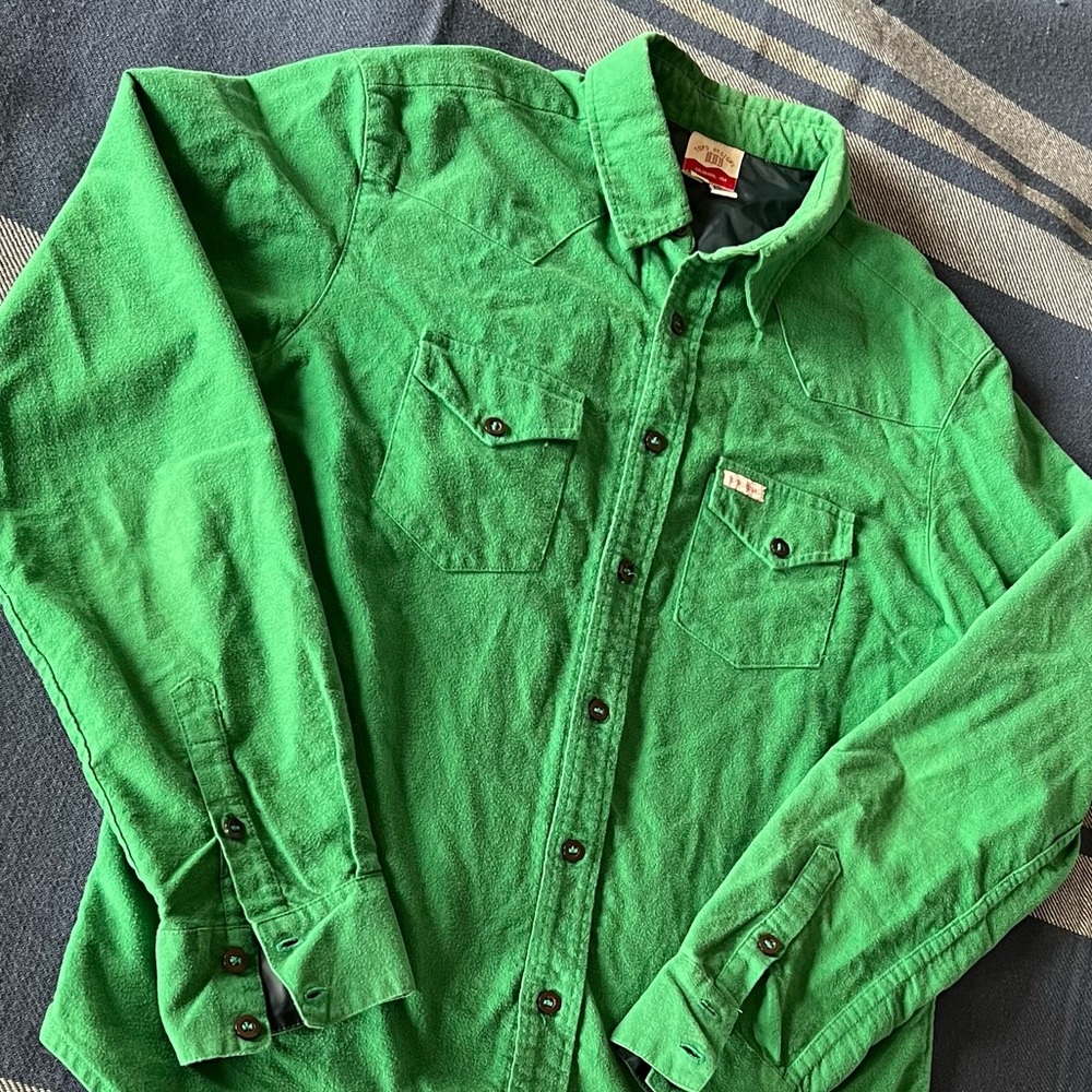 Topo Designs Flannel Mountain Shirt 2014 Made in USA
